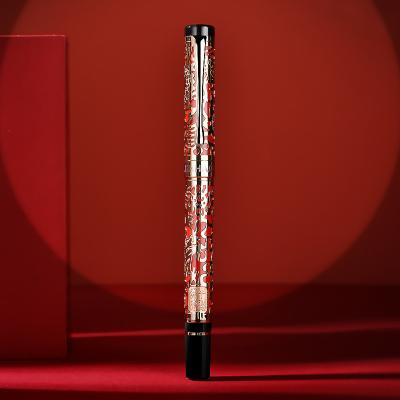 China Pen Gift Jinhao Luxury 5000 Series Fountain Pen Business Gifts Retro Embossed Calligraphy Fountain Pen for sale