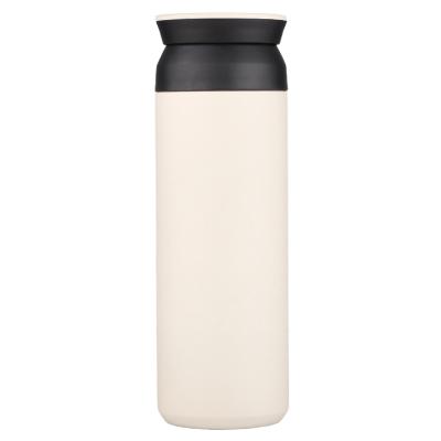 China Single viable 304 stainless steel vacuum flask male and female version of the cup Anti-falling cup thermos portable water bottle for sale