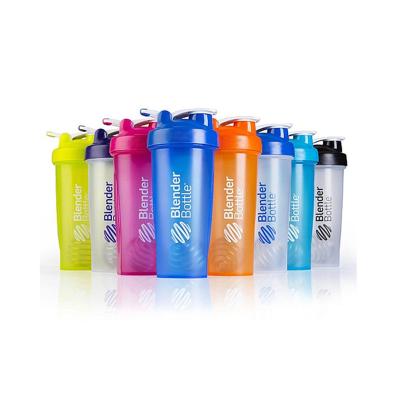 China Stocked Gym Powder Whey Protein Shaker Cup Sports Shaker Water Plastic Bottle for sale