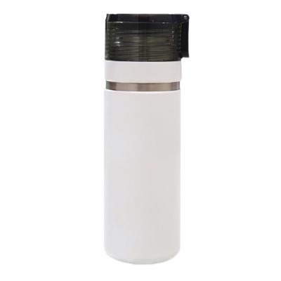 China Transparent Cover PORTABLE Mug Flask Vacuum 304 Stainless Steel Heat Insulation Business Portable Mug for sale