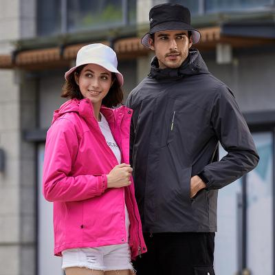 China Waterproof And Windproof Jacket Winter Super Durable Good Nylon Material Couple Dress Male And Female Style Warm Coat for sale