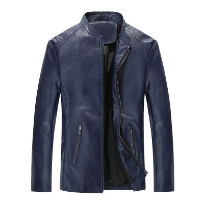 China New Fashion QUICK DRY Genuine Motorcycle PU Leather Jackets For Men In Stock for sale