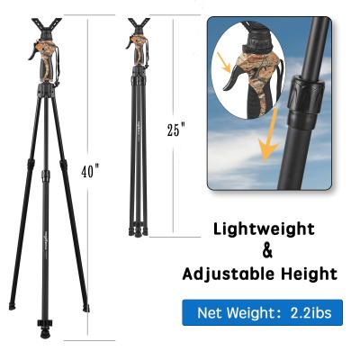 China Einfach zu tragen 24-40 Zoll Stativ Stand Ballkopf Stativ Monopod zu verkaufen