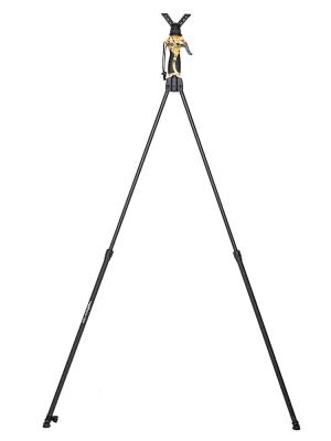 China Tripod de caza de aleación de aluminio ligero con agarre de camuflaje de piernas retráctiles con ergonomía en venta