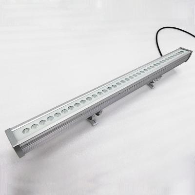 China ip67 LANDSCAPE dmx 18w controller waterproof aluminum linear led wall washer light 4in1 rgbw lamp for sale