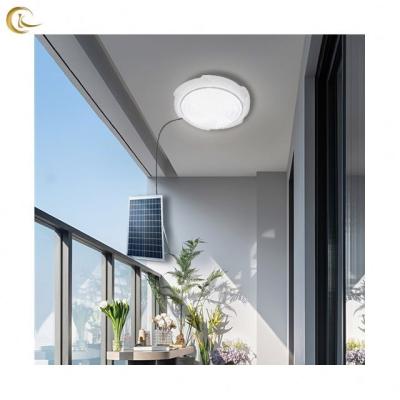 China Modern Simple Head Ceiling Home Garden 100W Remote Control / Light / Timing Dimmable Led Indoor Solar Ceiling Light for sale