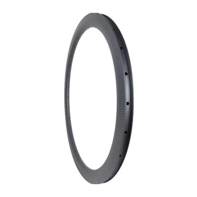 China Road Bikes China 700c 27mm Wide 45mm Deep Full Carbon Road Bike Wheel Asymmetric Tubeless Rim for sale