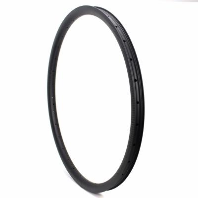 China Cheap Mountain Bikes Made In China Deep Rim Carbon MTB XC Mountain Bike 27mm Wide 23mm Toray 29er Tubeless Rims Chinese for sale