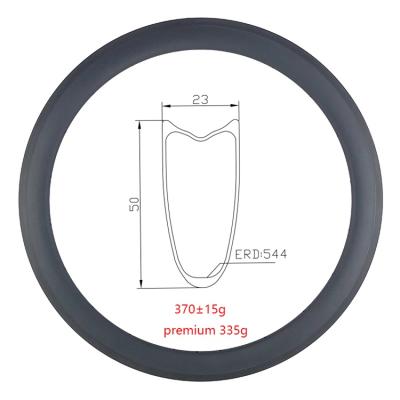 China Road Bikes Low Price Road Bike Light Carbon Rim Set Thin 700c 50mm Tubular With Ud-mat For 20h/24h Width 23mm for sale