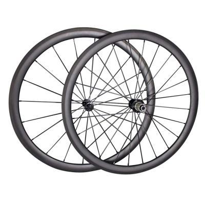 China Road Bikes Toray T700 Full Carbon 38mm Carbon Wheels V Brake 25mm Wide Anvil 700c Road Bike for sale