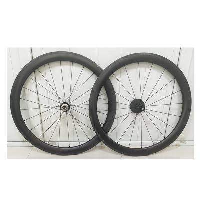 China Road Bikes Full Carbon Road Bike SL 50mm Anvil & Rim Wheelset Ceramic R36 Carbon Hub Pillar Tubeless Ready Spoke Racing Wheel For Road for sale