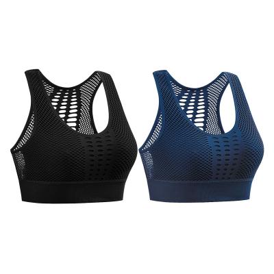 China Breathable Breathable Upper Shockproof Crisscross Cross Back Workout Sports Bra For Women Gym Yoga Fitness Bra for sale