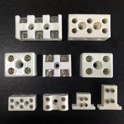 China 2 Pin 3 Pin Electric Ceramic Terminal Screw Block Connector for sale