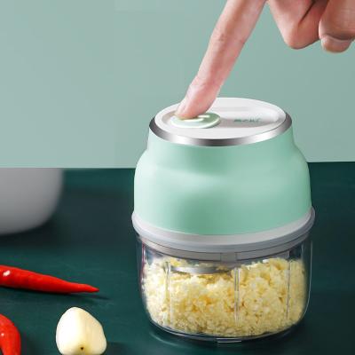 China A3141 Durable Stocked Electric Chopper Mini Crusher Chopper USB Charging Ginger Crusher Garlic Crusher Kitchen Tools Electric for sale