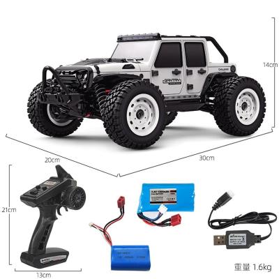 China 16103 1/16 2.4GHz 4WD Rc Car 390 Carbon Brush Motor 5 Wire 17g Steering Box Spring Strong Magnetic Shock Car Toy 2.4GHz 4WD App Controlled for sale