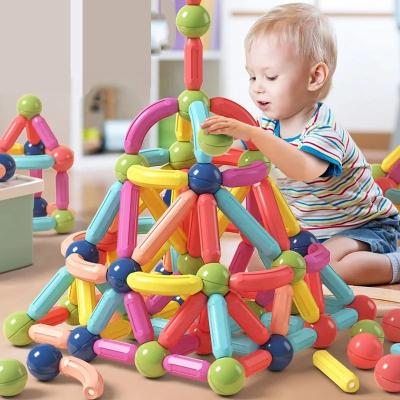 China Large Size Magnetic Constructor Blocks Magnetic Designer Set 3D Model Building Blocks Educational Toys For Kids Gifts for sale