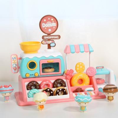 China Children's toys boys and girls candy donut sales car playhouse plastic puzzle kitchen set 3-4 years old for sale