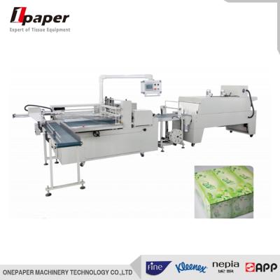 China POF Film OPS 600B Automatic Box Tissue Center Folded Collective Thermal Shrink Packing Machine for sale