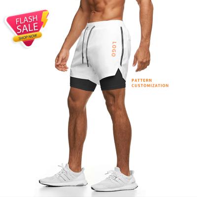 China Breathable Pants Custom Fitness Sports Training Running Men's Shorts Print Sport Mens Workout Shorts Pants for sale