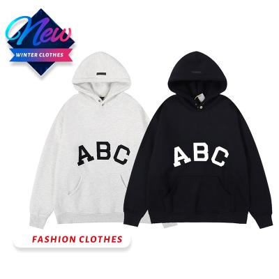 China Wholesale OEM Cheap Men's Anti-wrinkle Mens Clothing Custom Printed Sweatshirts Men's Logo Printed Hooded Hoody Street Hoodies for sale