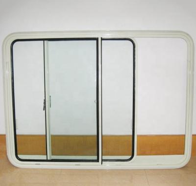 China Double Light Aluminum Sheet Ieaf Double Window Sllding Marine Window 600x300 for sale