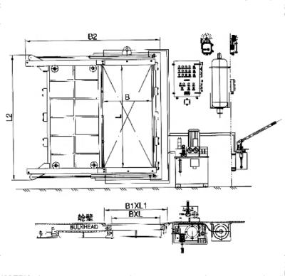 China Watertight hydraulic sliding door for boat 600x1200 for sale