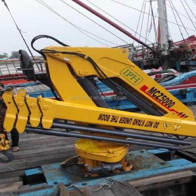 China 1--hot products 40ton Sinooutput 40TON 30TON 20TON 10TON 8TON 5 TON 3 TON 2TON Chinese marine boat hydraulic crane for sale