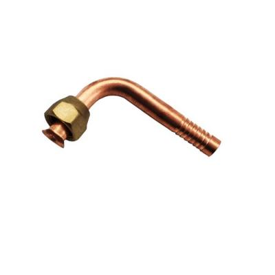 China China Best Quality #8 R12 Auto Fitting Copper Pipe Joint AC Nut Air Condition Pipe Brass Accessories From China for sale