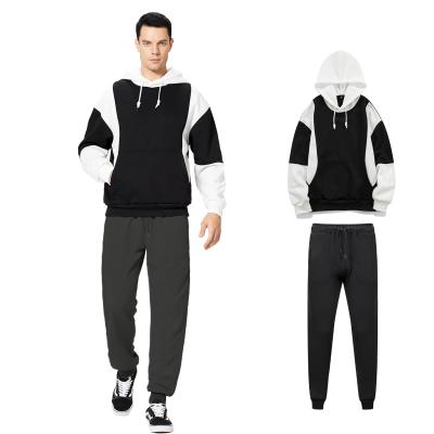 China Men's Breathable Tracksuit 2 Pieces Color Hoodie And Block Sport Tracksuit Sets Casual Jogging Sport Suits Sweatsuit for sale