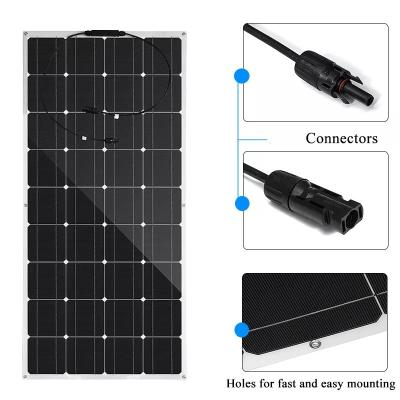 China Home Power System Waterproof Folding Solar Panel 120w Thin Film Flexible Roofing Solar Panel for sale