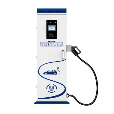 China AC Charging 40kw AC EV Charger Doule Plugs With Type 1 - 2 EV Charger Gun Electric Car Floor Charging Dual Battery for sale