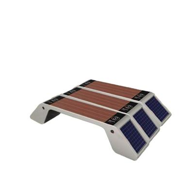 China Outdoor Public Park Patio Public Facilities Solar Furniture Chair Outdoor Solar Smart Bench for sale