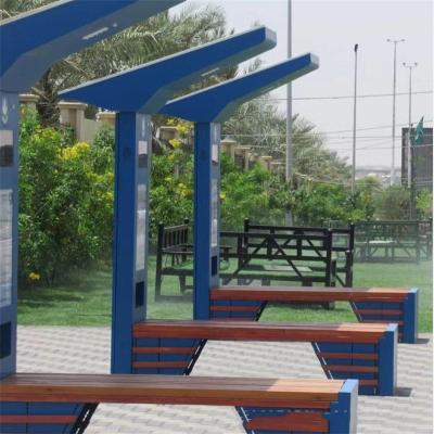 China Public Facilities Solar Panel System Garden Chairs Smart Solar Bench Outdoor Street Furniture With USB Tooth Blue Voice Charging Light Wireless Body for sale