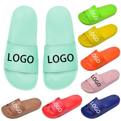 China High Quality Embossed Print Custom Women's Designer Slippers CUSHIONING For Ladies Slips Shoes Sandals for sale