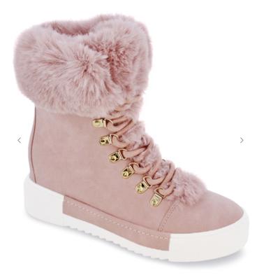 China Deodorization New Fashion Women Boots Winter Snow Boots Short Fur Cotton Shoes Lace Up Wedges Shoes Boots For Women for sale