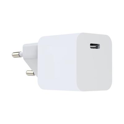 China High Quality Quick Charge PD3.0 Wall Charger Block Mobile Phone 20W USB C Charger Palladium Type C Power Supply for sale