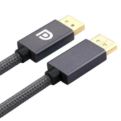 China COMPUTER Displayport to Custom Logo 4K 1080P HDTV 2M Male To Male Aoc Mini Cabo Dp 1.4 Active Optical Displayport Displayport Cable for sale