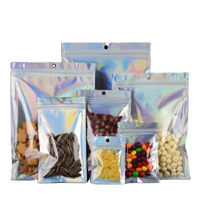 China Food Grade Industrial Biodegradable Sugar Packaging Bag Polyester Film Holographic Moisture Proof Bag For Food for sale