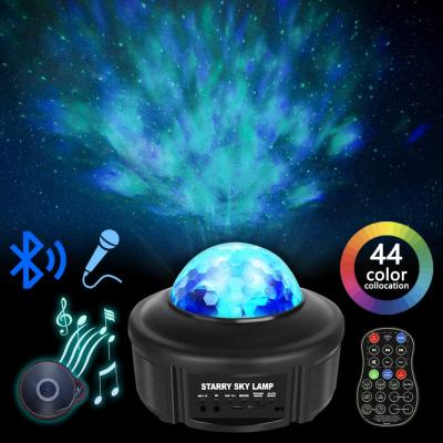 China Modern Remote Control Bluetoth Speaker Led Ceiling Lamp Sky Surf Projection Starry Star Lights Star Galaxy Projector Night Light for sale