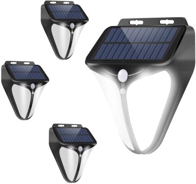 China Morden Waterproof Solar Powered Led Motion Sensor Lights Outdoor Lighting Wireless Garden LED Security Fence Solar Wall Lamp for sale