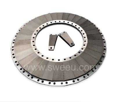 China Machine Knives Packing and Printing Industry Blade Plastic Recycling Disc for Pulverize Machine Pulverizer Blade Plastic Parts for sale