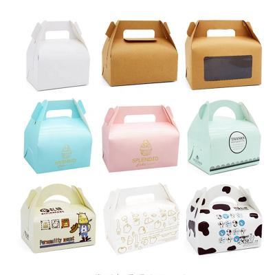 China Recycled Materials Wholesale High Quality Custom Strong Paper Corrugated Bakery Square Big Cake Boxes Boxes For Gift for sale