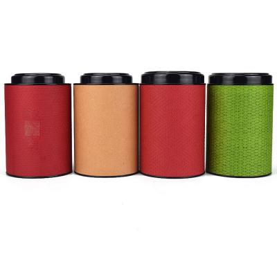 China Material Manufacturer Wholesale Recycled Food Grade Recycled Kraft Paper Tube Tea Packaging Paper Tube With Samples for sale