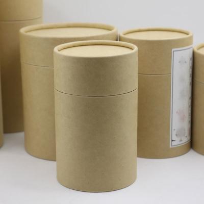 China 2020 New Arrival Recycled Materials Round Packaging Paper Tube Packaging Wholesale For Tea Cardboard Biodegradable Paper Tube for sale