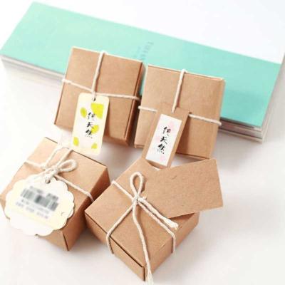 China Recycled Materials Eco-friendly Biodegradable Custom Color Printed Kraft Paper Soap Box Soap Cardboard Box Packaging For Gift for sale