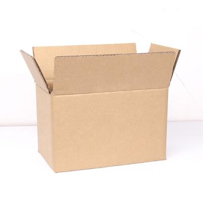 China Free Sample Large Packaging Paper Materials Paper Packaging Box Recycled Brown Moving Cardboard Corrugated Shipping Boxes For Mail for sale