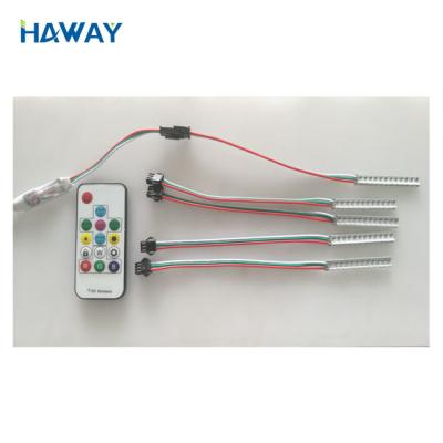 China LANDSCAPE factory customize sk6812 5v/12v led pixel controller aluminum profile led pixel bar 4020/ws2812 side-emitting strips light for sale