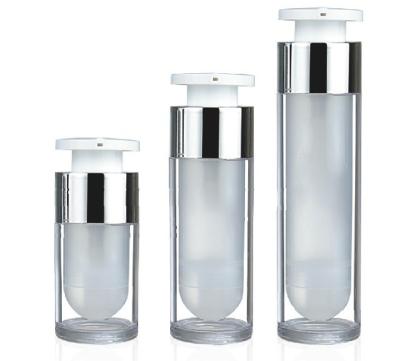 China empty  skin care 15ml 30ml 50ml a series  double Layers cosemtic airless Bottle packaging for sale