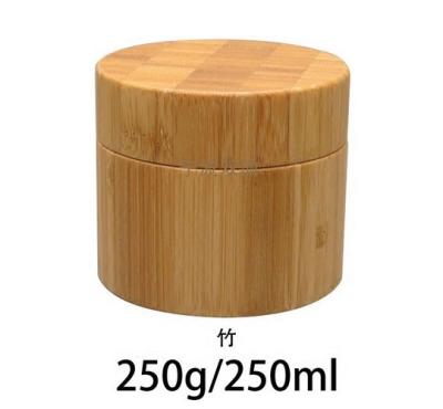 China Benutzerdefiniertes Logo Bambus Holz Kosmetik-Speicherglas mit kindersicheren Deckel Verpackung Behälter Alle Bambus-Glas zu verkaufen