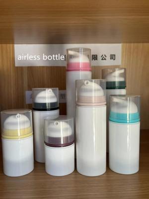 China 30ml 50ml 100ml 150ml 200ml cosmetics  airless lotion pump PP bottle airless with vacuum plug for sale